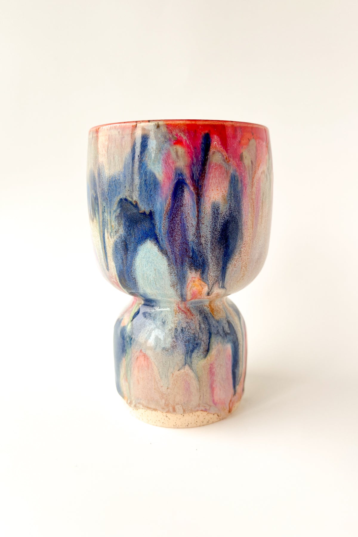 rainbow glaze goblet no.23