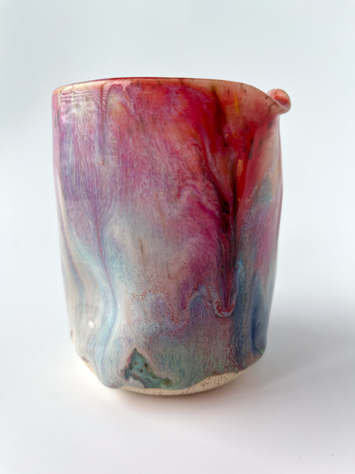 rainbow glaze thumb pourer no.3