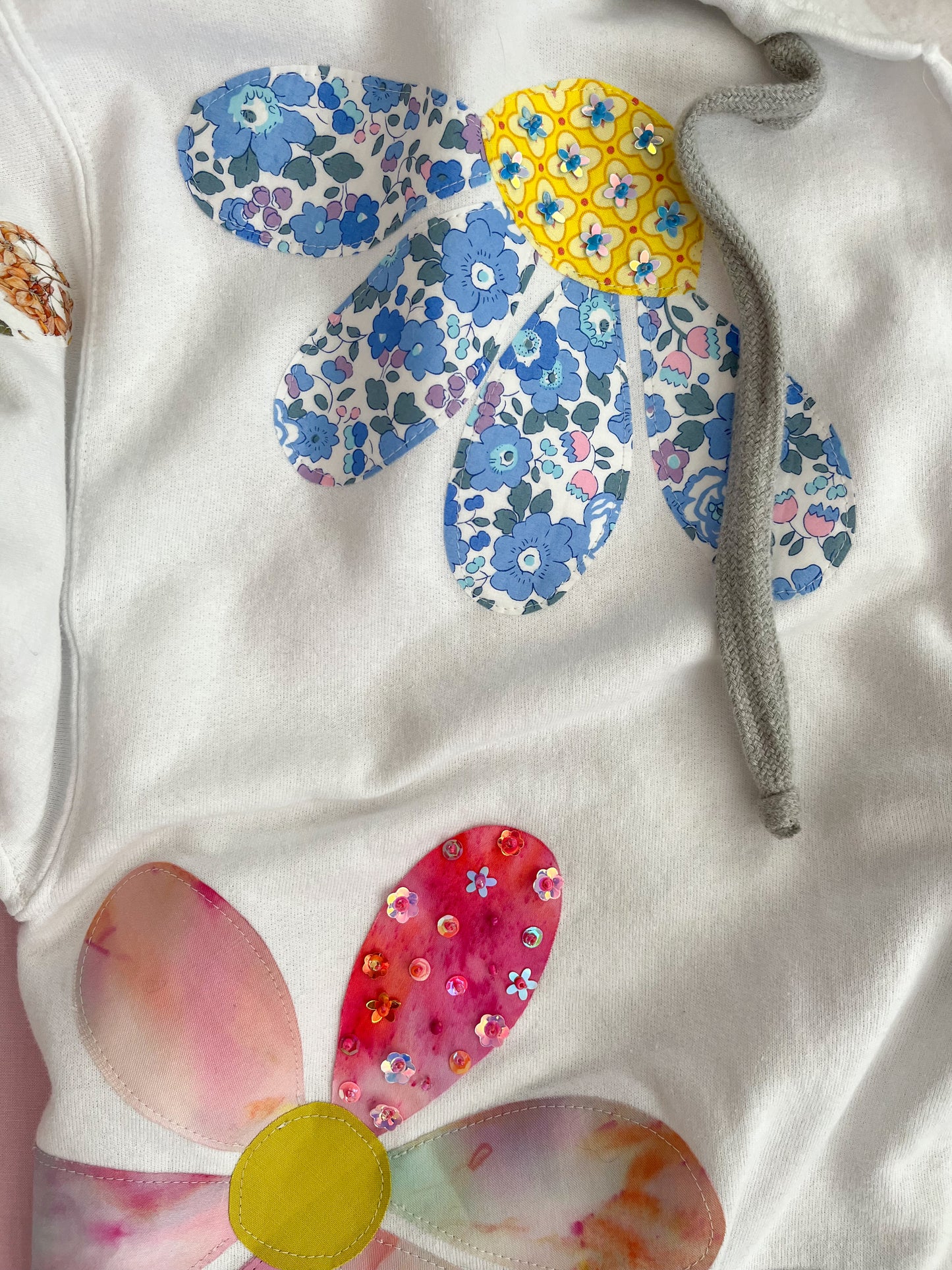 custom floral hoodie