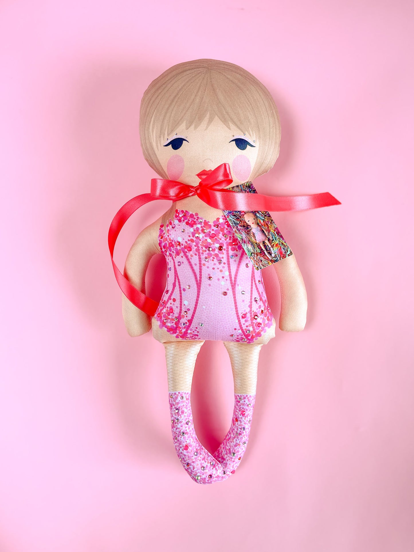 the unstuffed lover doll in hot pink