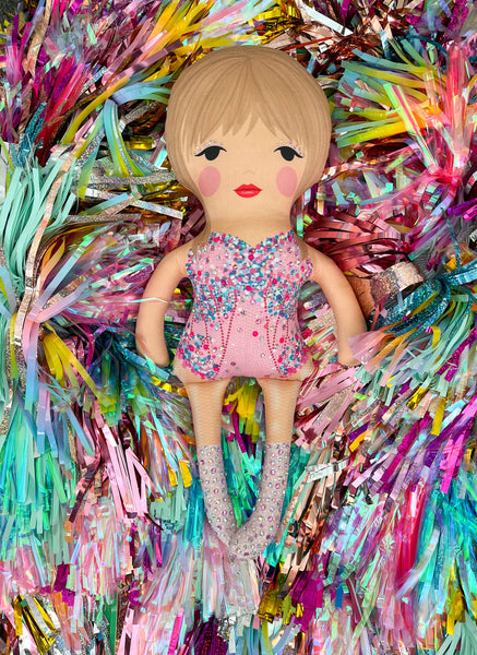 the lover doll in pink and blue