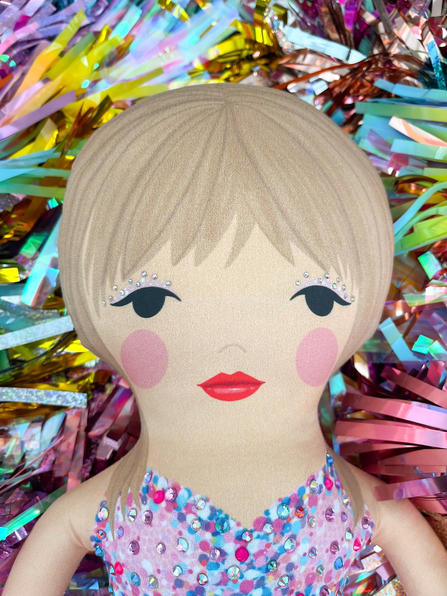 the lover doll in pink and blue