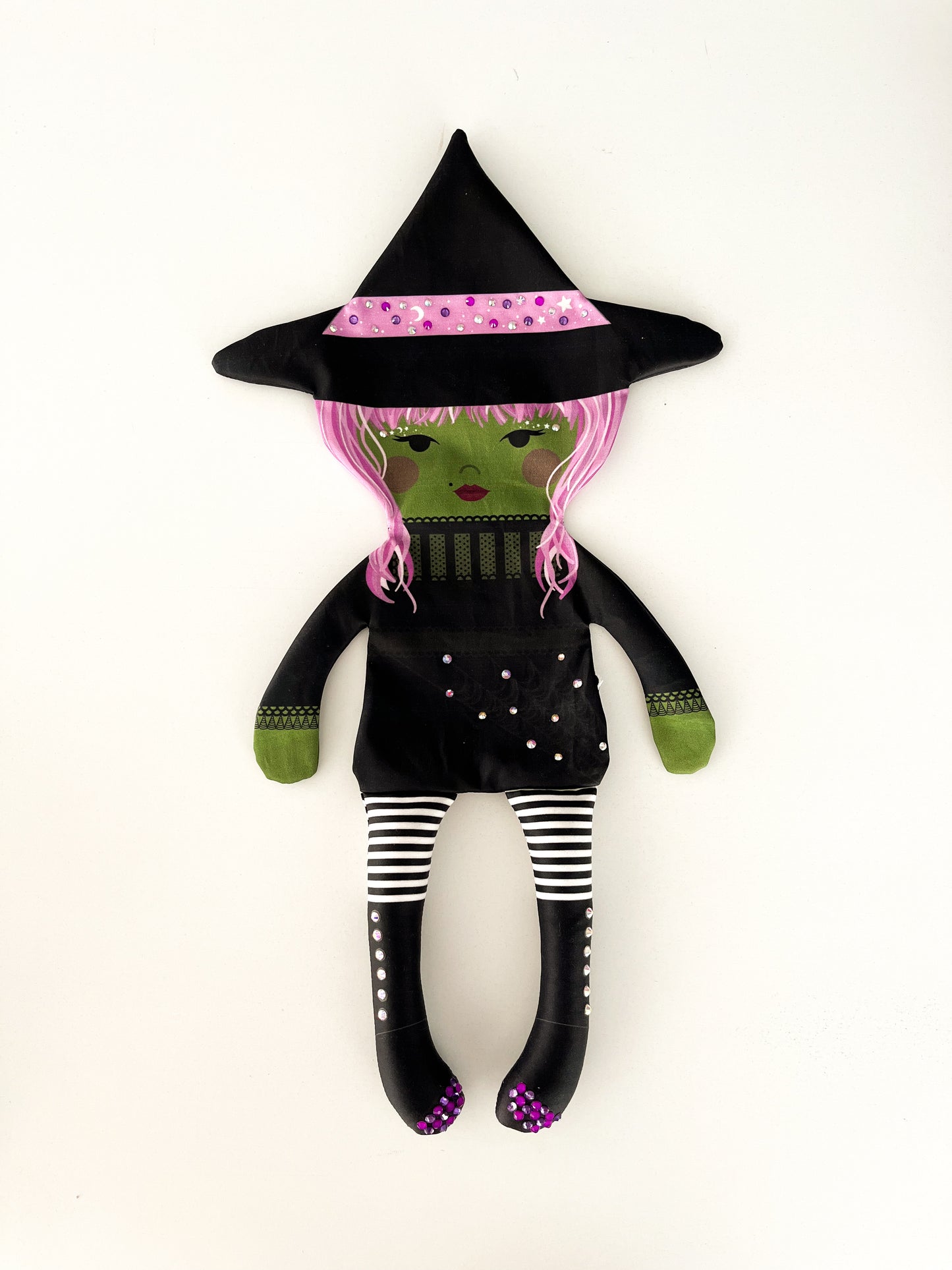 the unstuffed witch doll