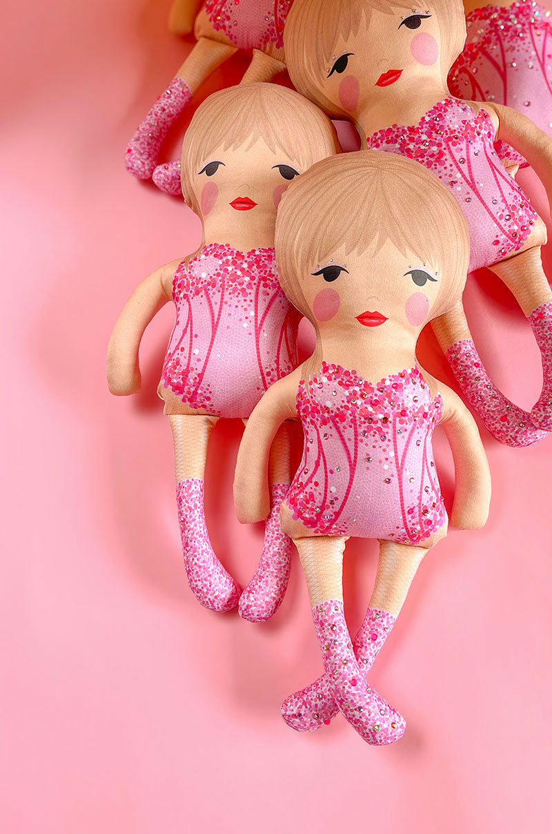 the unstuffed lover doll in hot pink