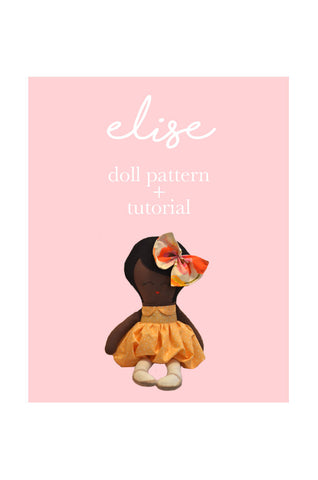 a pattern: elise doll pattern and tutorial