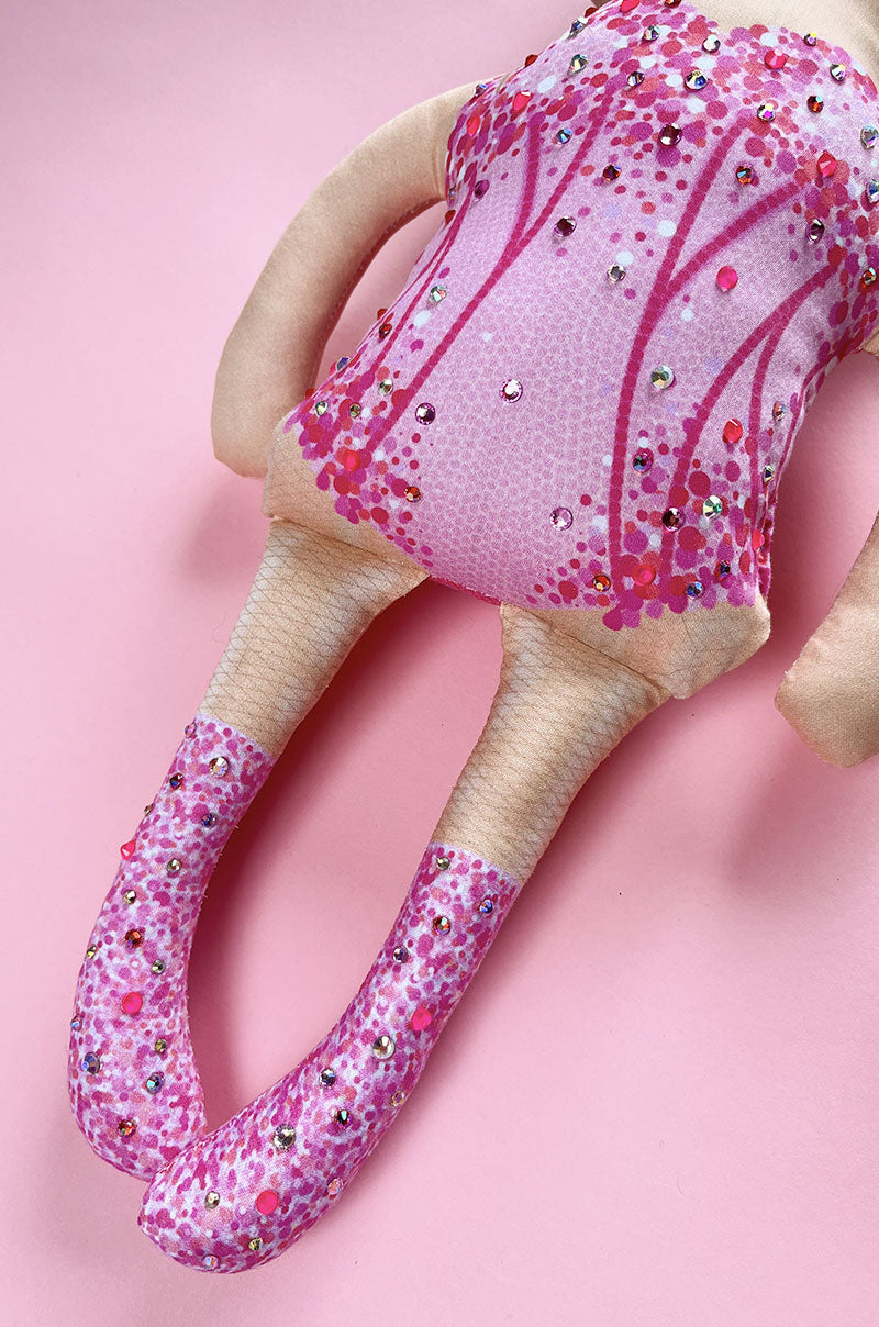 the unstuffed lover doll in hot pink