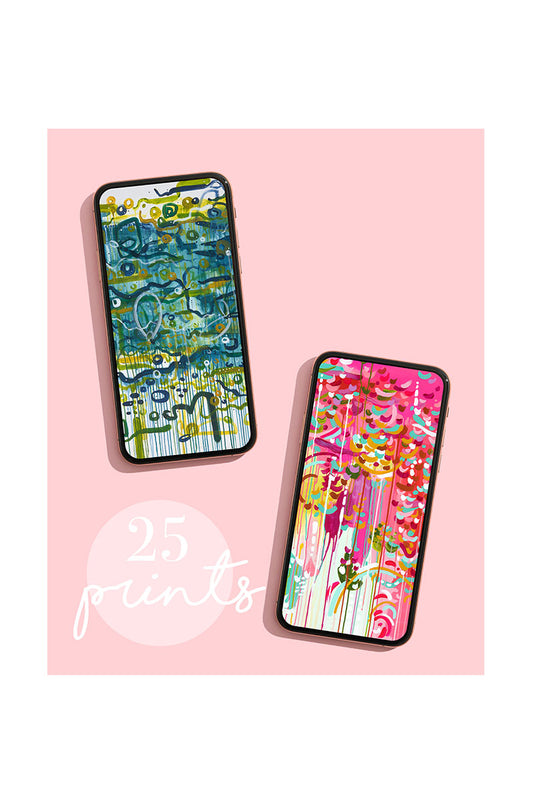 a bundle of fun: 25 phone wallpapers