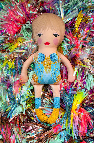 the lover doll in teal