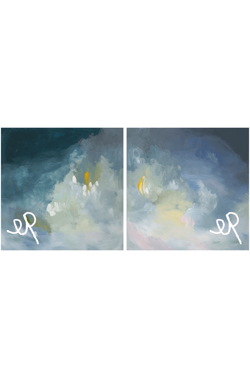 the storm diptych digital print