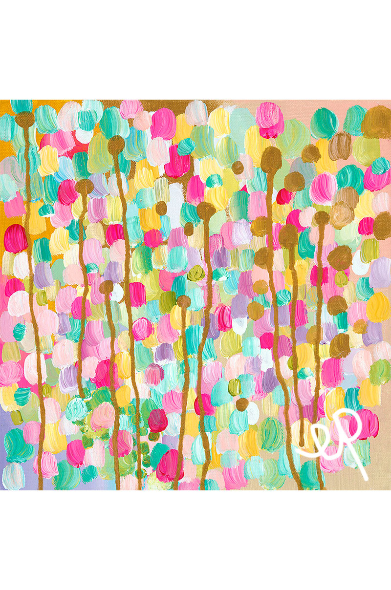 confetti digital art print