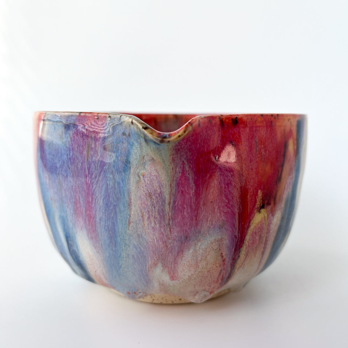 rainbow glaze matcha bowl no.9