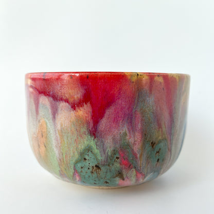 rainbow glaze matcha bowl no.4