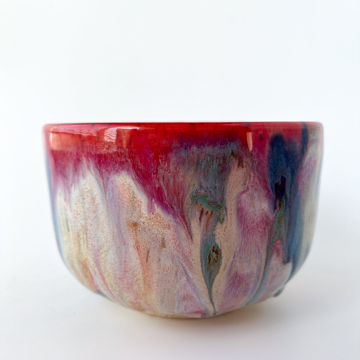 rainbow glaze matcha bowl no.6