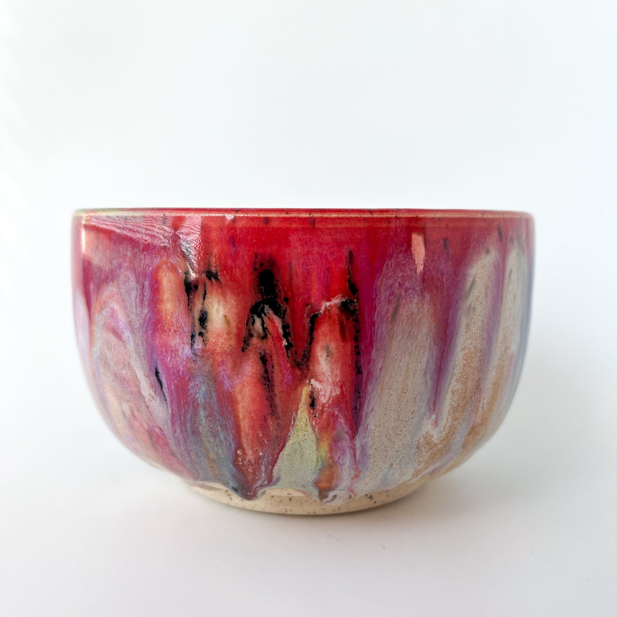 rainbow glaze matcha bowl no.5