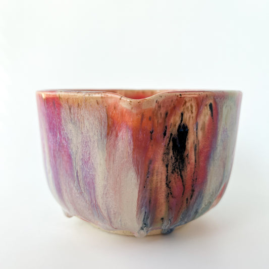 rainbow glaze matcha bowl no.8