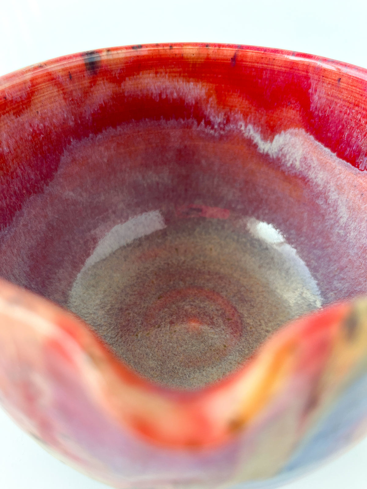 rainbow glaze matcha bowl no.4