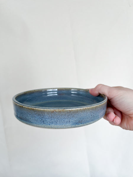 blate / low bowl in denim - 6”