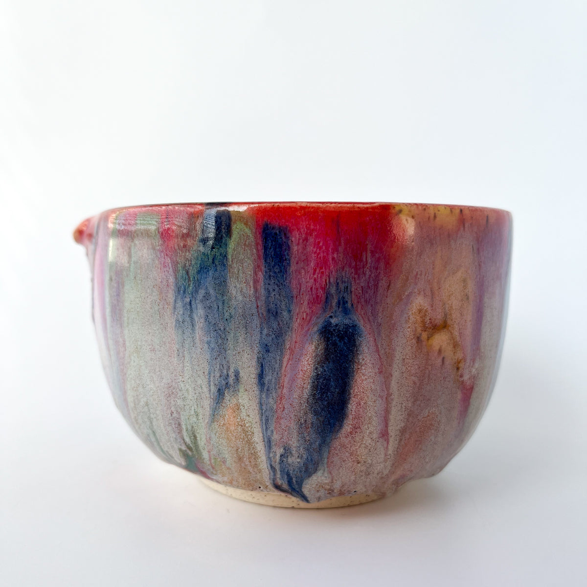 rainbow glaze matcha bowl no.7