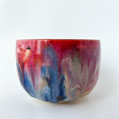 rainbow glaze matcha bowl no.2