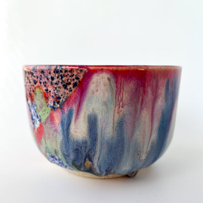 rainbow glaze matcha bowl no.8