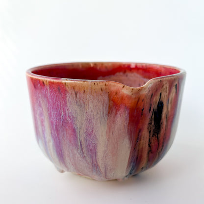 rainbow glaze matcha bowl no.8