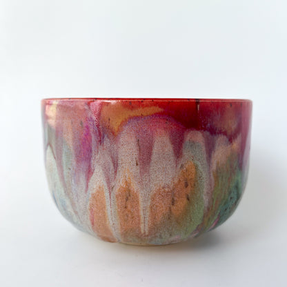 rainbow glaze matcha bowl no.4