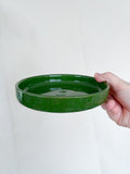 blate / low bowl in grass green - 6”