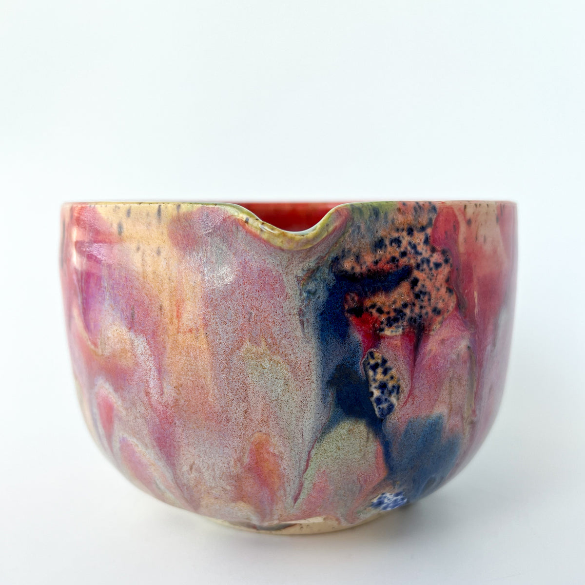 rainbow glaze matcha bowl no.2