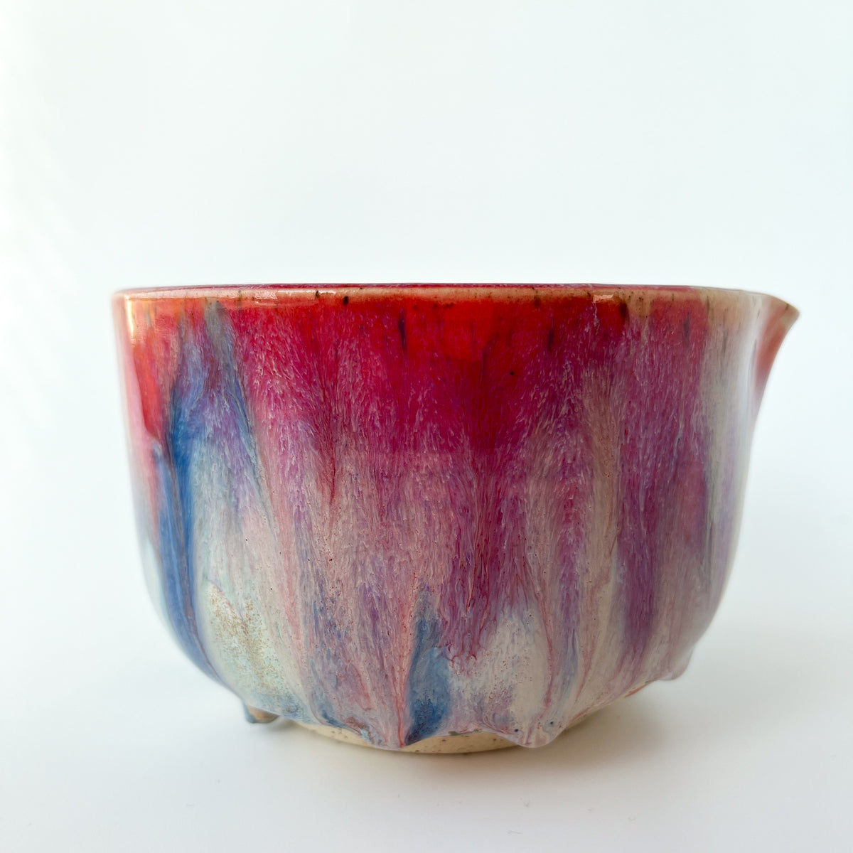 rainbow glaze matcha bowl no.8