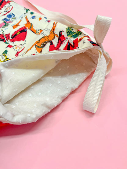 vintage quilt christmas stocking no.32