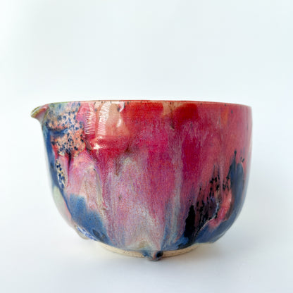 rainbow glaze matcha bowl no.2