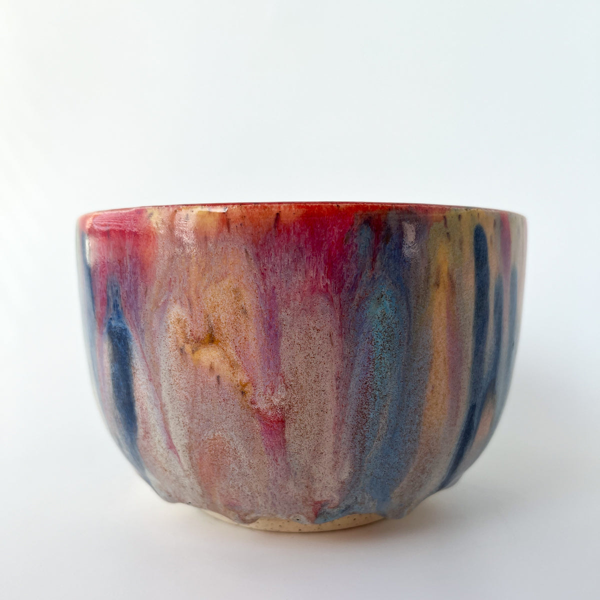 rainbow glaze matcha bowl no.7