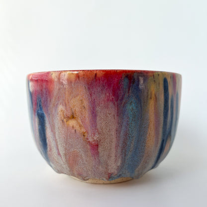 rainbow glaze matcha bowl no.7