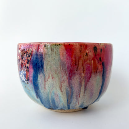 rainbow glaze matcha bowl no.3