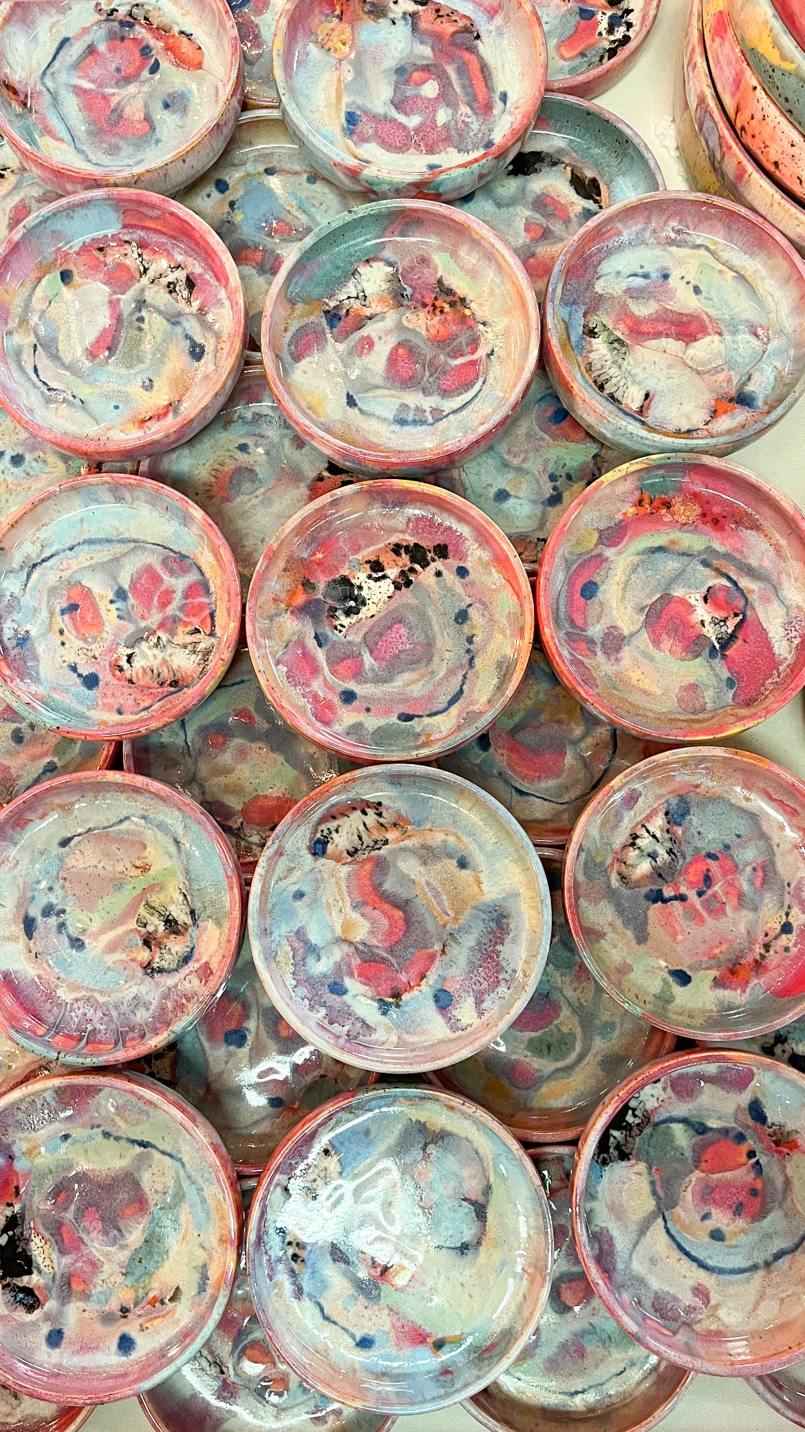 rainbow glaze small blate no.64