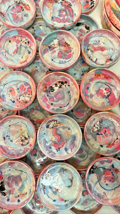 rainbow glaze small blate no.64