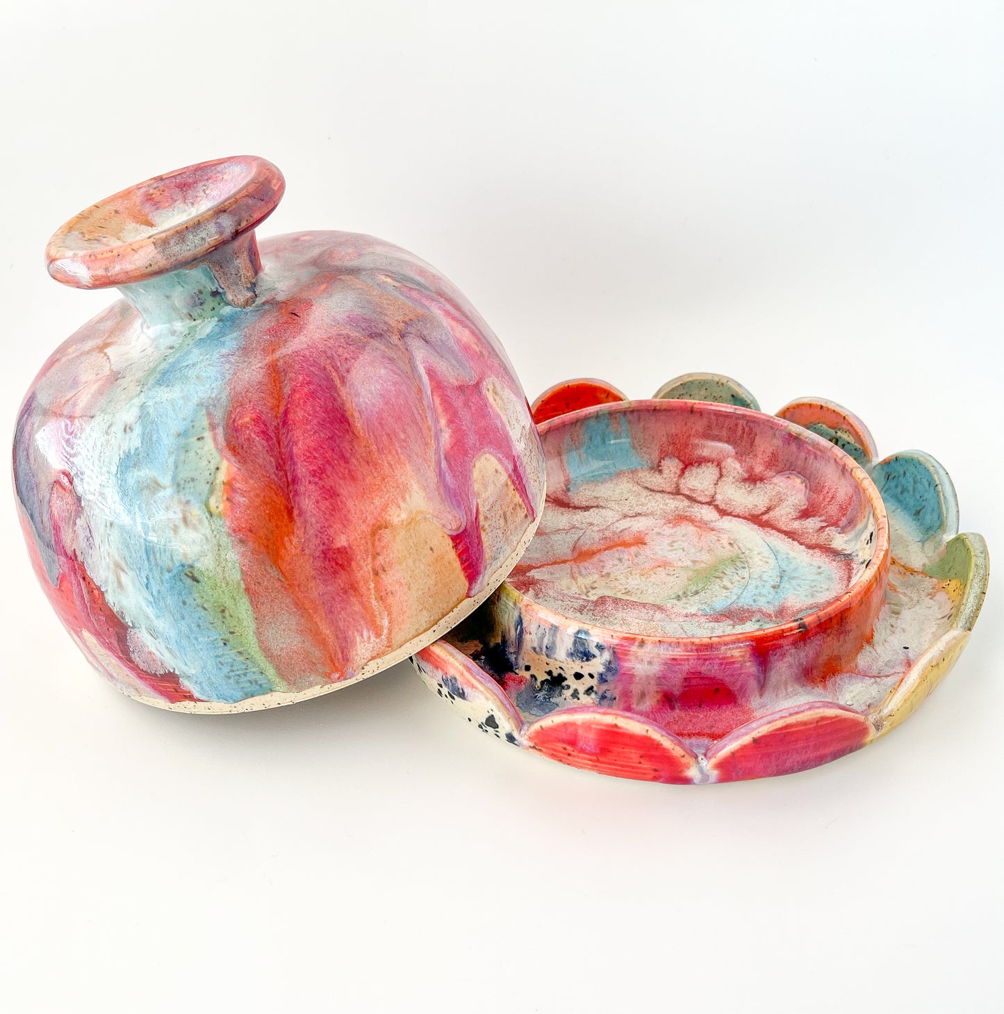 scalloped butter dish no.5
