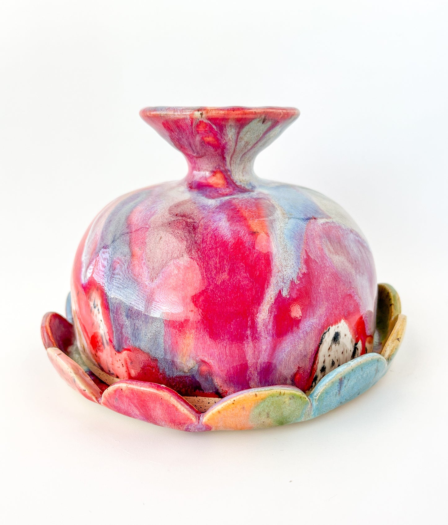 scalloped butter dish no.6