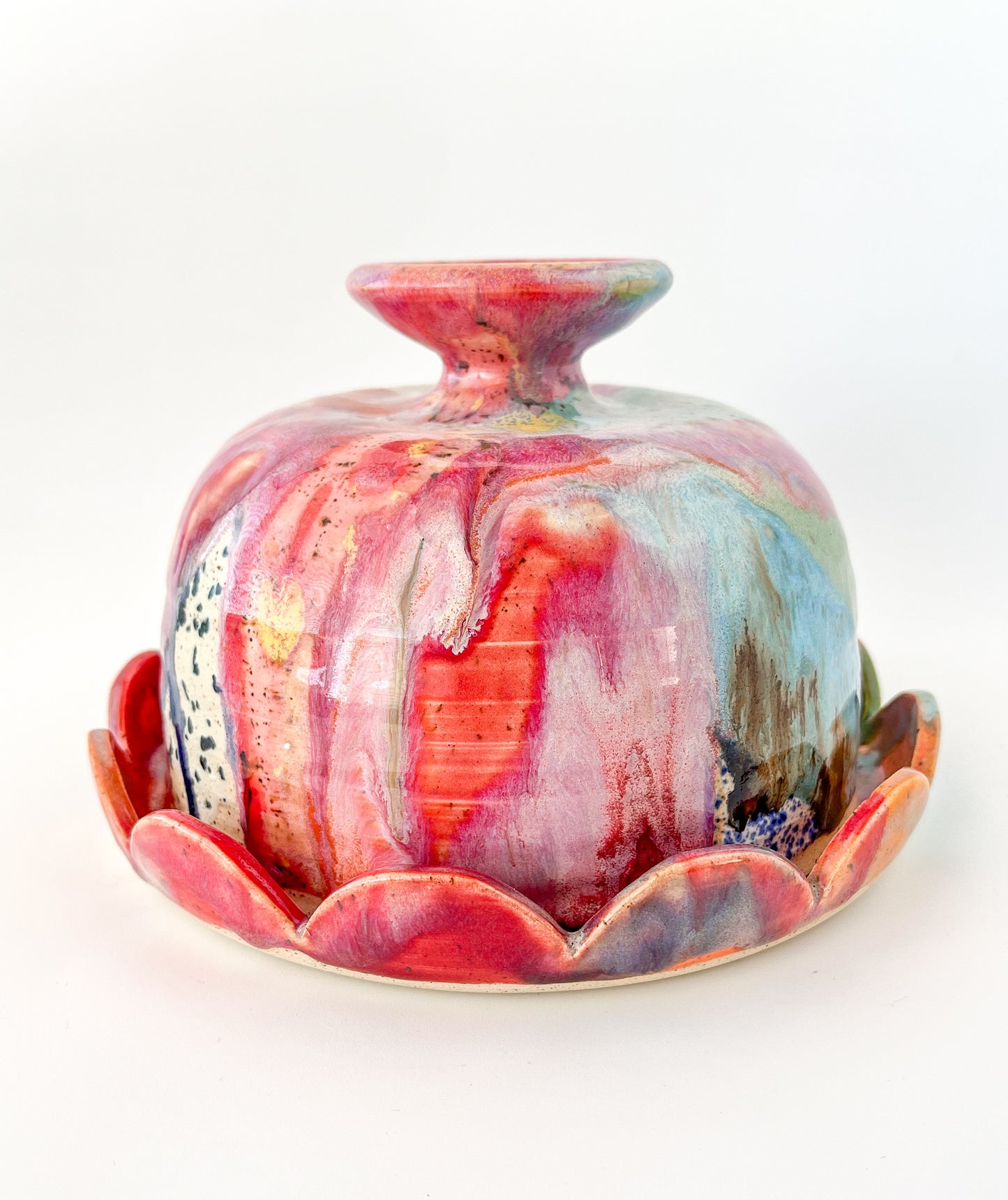 scalloped butter dish no.7