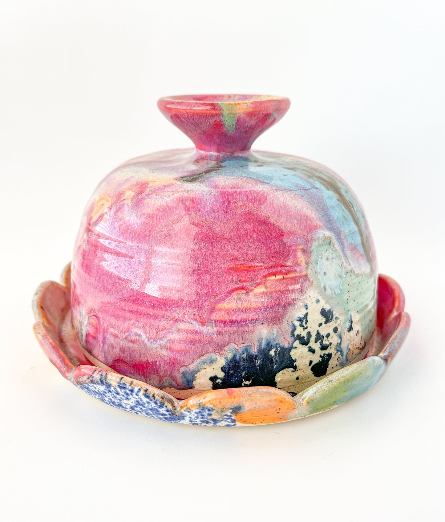 scalloped butter dish no.8