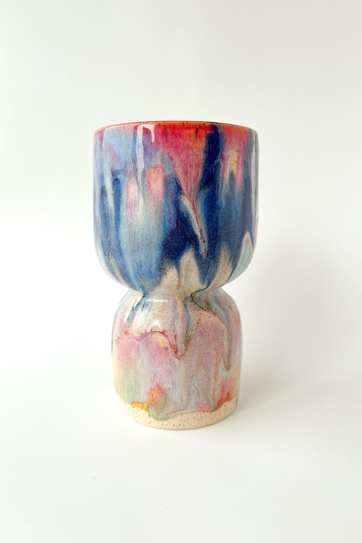 rainbow glaze goblet no.2