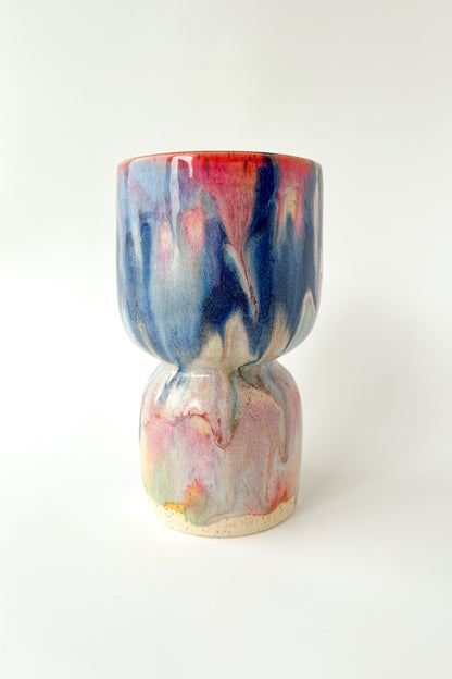 rainbow glaze goblet no.2