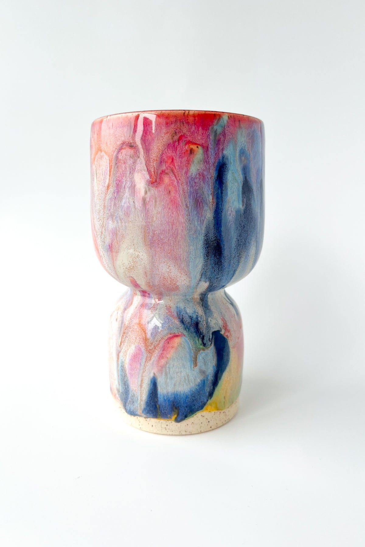 rainbow glaze goblet no.2