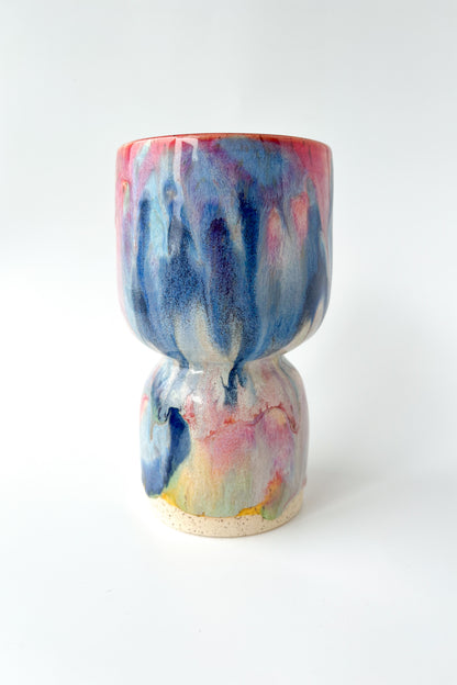 rainbow glaze goblet no.2