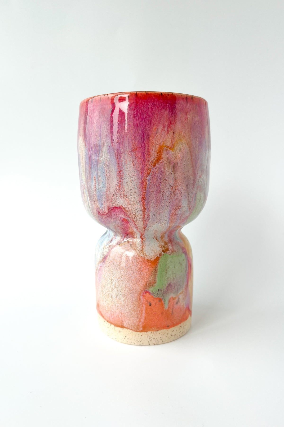 rainbow glaze goblet no.4