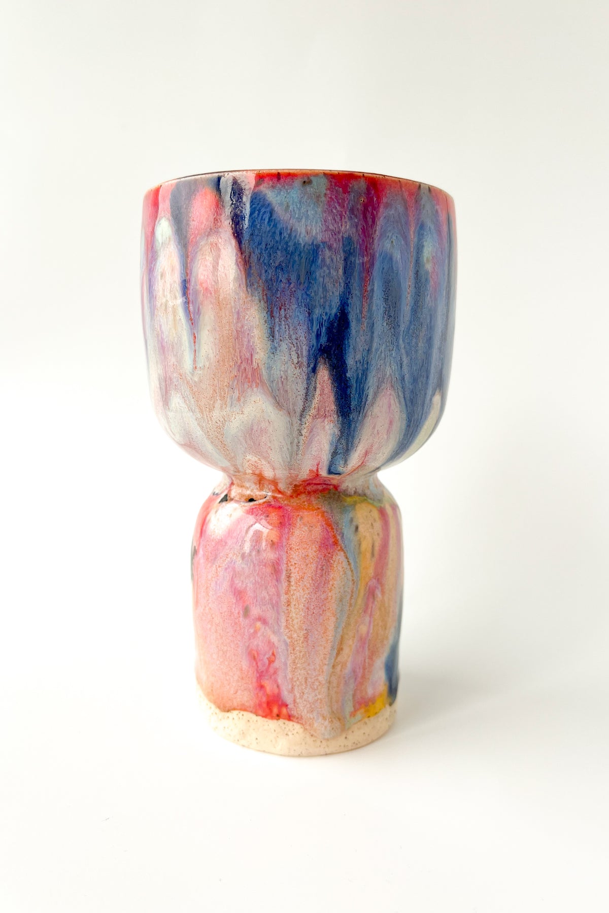 rainbow glaze goblet no.5