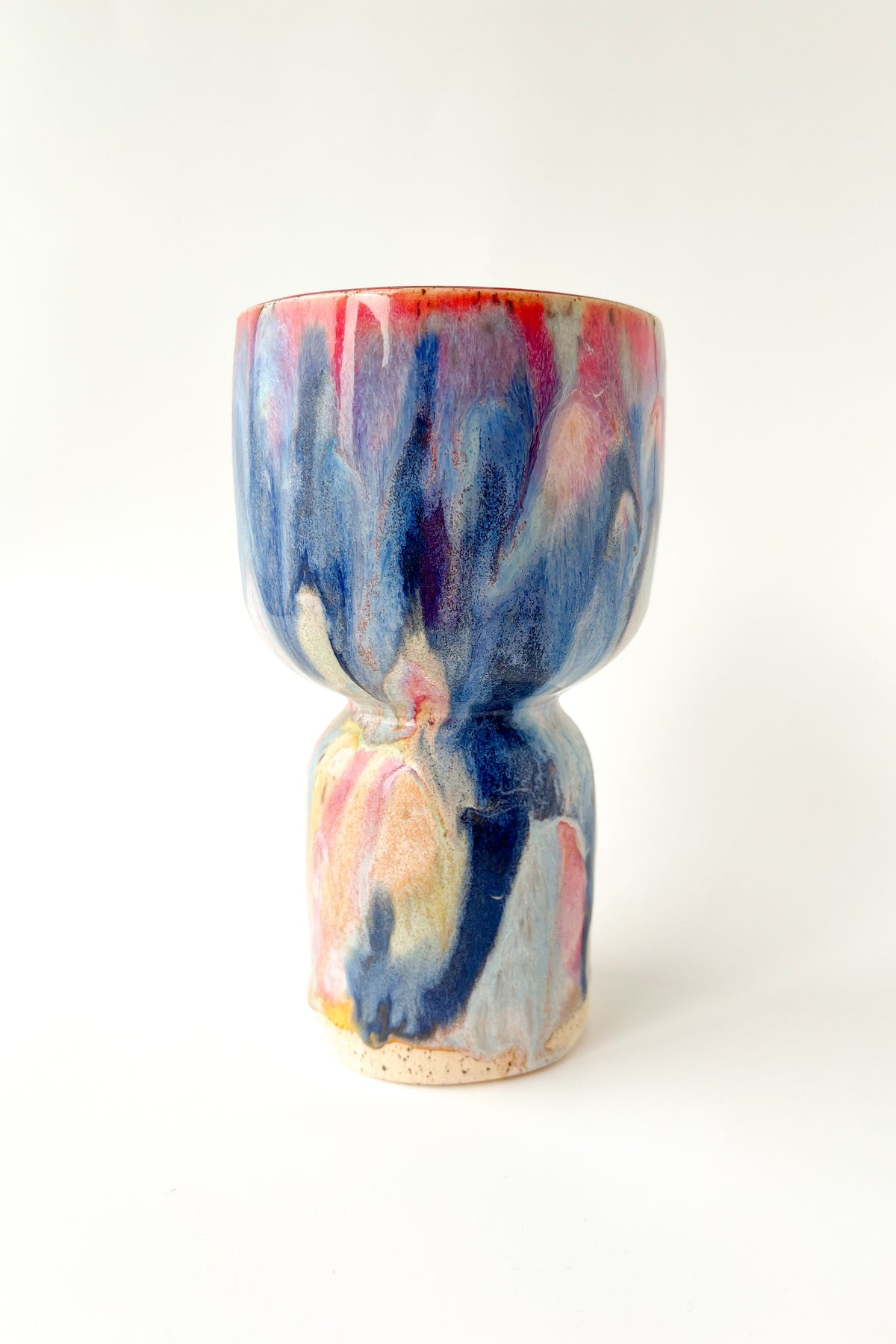 rainbow glaze goblet no.5