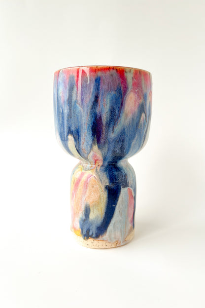 rainbow glaze goblet no.5