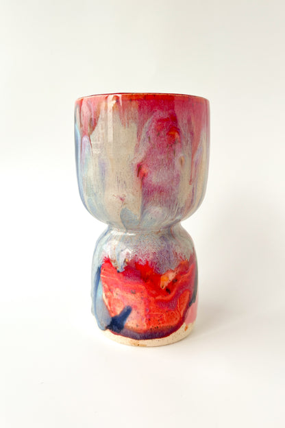 rainbow glaze goblet no.6
