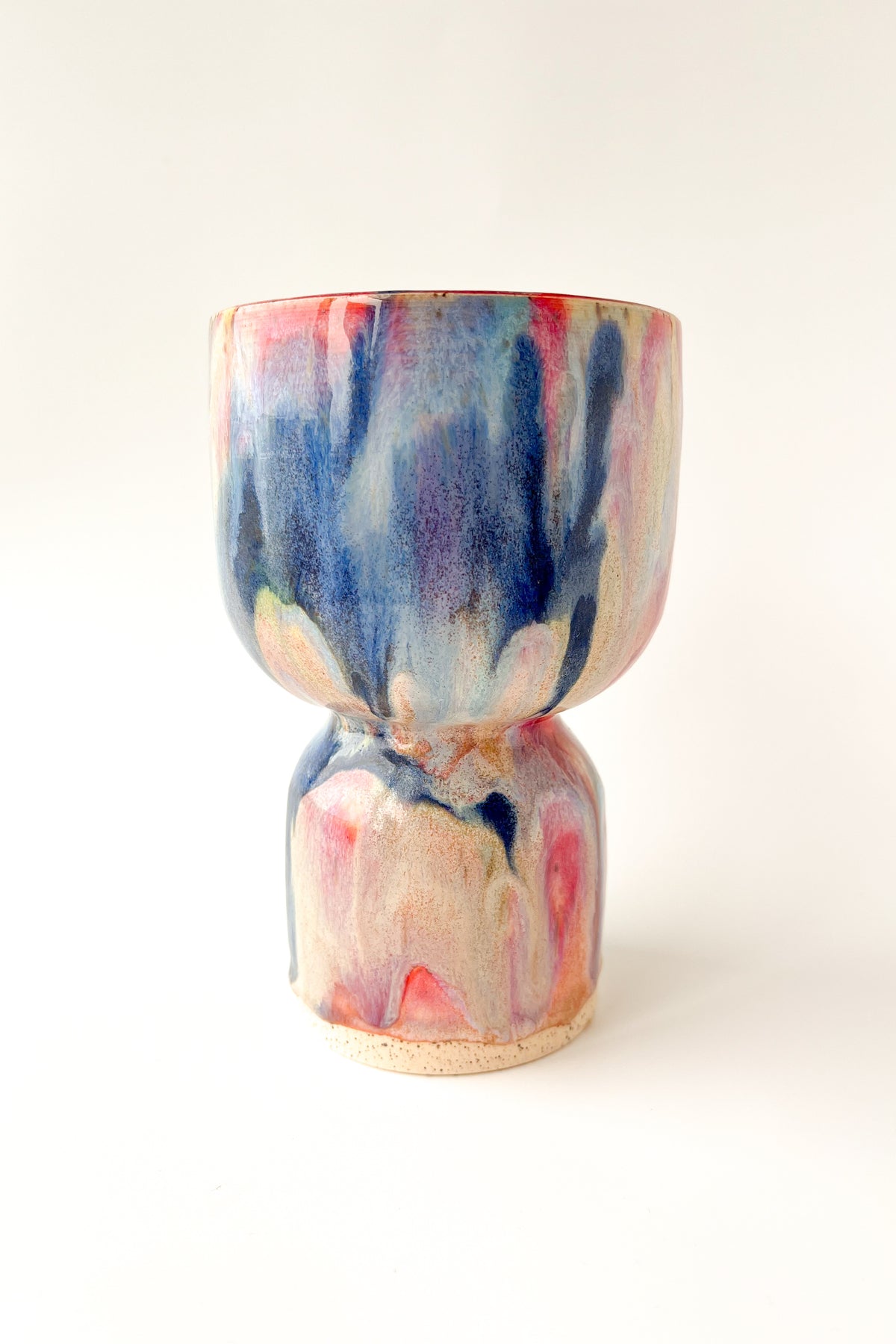 rainbow glaze goblet no.8